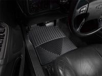 WeatherTech 99-00 Chevrolet Silverado Crew Cab Front Rubber Mats - Black
