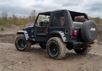 Rampage 97-06 Jeep Wrangler TJ Frameless Trail Soft Top Kit - Black Diamond