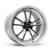 Weld S70 RT-S 18x9.5in / 5x120.65 BP / 7.7in. BS - Black Center - Polished Shell Wheel