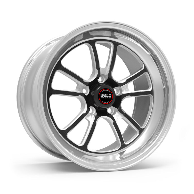 Weld S70 RT-S 17x9in / 5x114.3 BP / 6.2in. BS - Black Center - Polished Shell Wheel