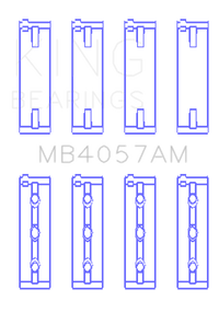 King Engine Bearings Honda C27A4 (Size +0.75mm) Main Bearing Set