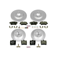 Power Stop 06-08 Mercedes-Benz SLK280 Front and Rear Eurostop Brake Kit