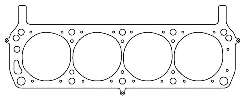 Cometic Ford 302/351W Windsor V8 .066in MLS Cylinder Head Gasket - 4.200in Bore - SVO/Yates - LHS