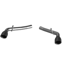 QTP 2014-2015 Chevrolet Camaro SS QTP Eliminator Axle Back Black Tips