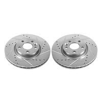Power Stop 12-15 Land Rover Range Rover Evoque Front Evolution Drilled & Slotted Rotors - Pair