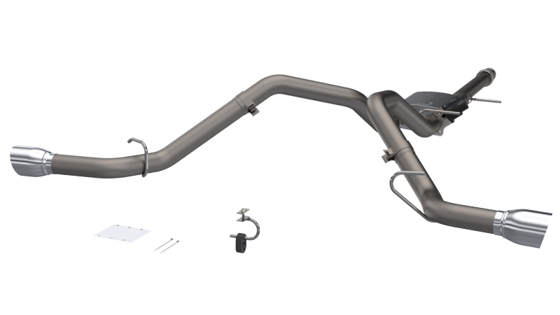 QTP 2014-2018 Silverado/Sierra QTP Screamer Split Rear Exit Cat Back
