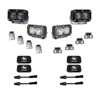 Baja Designs 21+ Ford Raptor/Bronco S2 SAE Pro Fog Pocket Light Kit Clear