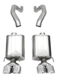 Corsa 06-13 Chevy Corvette C6 Z06 7.0L / 09-13 ZR1 6.2L Polished Axle-Back Exhaust w/4.5in Twin Tips