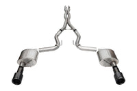 Corsa 2024+ Ford Mustang GT 5.0L V8 Xtreme 4.5 Cat-Back Duel Rear w/ 4.5 In Carbon Fiber Tips