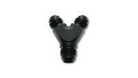 Vibrant Billet Aluminum Y-Block Fitting with 1/8in NPT Port - 3/8in NPT x 3/8in NPT x 3/8in NPT
