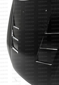 Seibon 99-00 Honda Civic (EM1/EJ6/7/8/EK9) TS-Style Carbon Fiber Hood