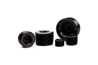 Fleece Performance Universal 1/4in NPT Hex Socket Plug - Black