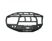 Road Armor 19-21 Ram 2500/3500 Stealth Front Winch Bumper Titan Guard w/Intimidator Guad - Tex Blk