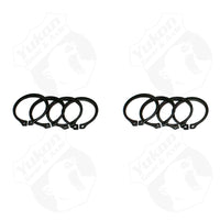 Yukon Gear (4) Full Circle Snap Rings / Fit 297X U-Joint w/ Aftermarket Axle