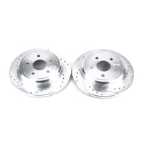 Power Stop 06-10 Jeep Commander Rear Evolution Drilled & Slotted Rotors - Pair