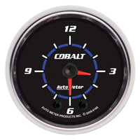 Autometer Cobalt 2-1/16in 12 Hour Analog Clock