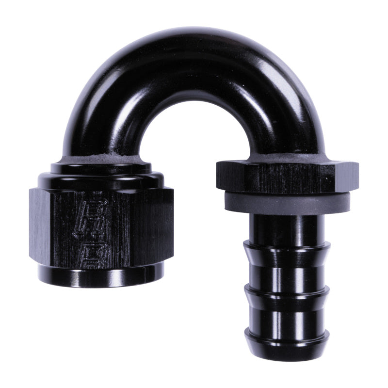 Russell 12AN Twist-Lok 180 Degree Hose End - Black