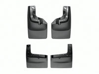 WeatherTech 17-22 Ford F250/F-350/F-450/F-550 Dually w/Fender Flares No Drill Mudflaps - Black