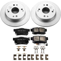 Power Stop 1997 Acura CL Rear Z17 Evolution Geomet Coated Brake Kit