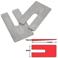 SPC Performance AL Shims 2.5X5X1 deg. (6)