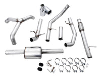AWE Tuning 4th Gen GM 1500 5.3L 0FG Cat-Back Split Rear Exit (Flat Bumper) - Quad Chrome Tips
