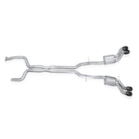 Stainless Works 22-25 Cadillac CT5-V Blackwing Catback Exhaust - Black Chrome Tips