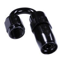 Russell 4AN ProClassic 180 Degree Hose End - Black