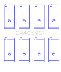 King Engine Bearings General Motors 138Ci 2.3L L40/Ld2 16V (Size +0.25mm) Connecting Rod Bearing Set
