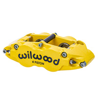 Wilwood Caliper-Forged Superlite 4R 1.38/1.38in Pistons 1.10in Disc, Yellow