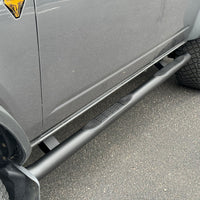Go Rhino 21-26 Ford Bronco (4dr) 4000 Series Side Steps - Cab Length - Tex. Blk
