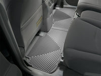 WeatherTech 08-13 Toyota Highlander Rear Rubber Mats - Grey