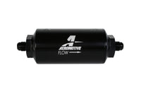 Aeromotive In-Line Filter - AN-06 238 Stainless Mesh Element - Anodized Black
