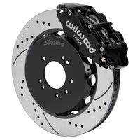 Wilwood 95-98 Nissan Skyline Superlite 6R Front BBK w/ 14.00in D/S Rotors & Flexlines - Black