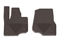 WeatherTech 2018+ Lincoln Navigator / Navigator L Front Rubber Mats - Cocoa