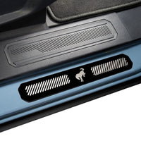 Putco 21-23 Ford Bronco w/Bronco Etching (4pcs) Black Platinum Door Sills