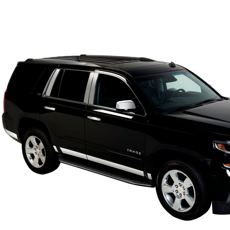 Putco 07-14 Cadillac Escalade ESV - 4.75in Wide - 8pcs Stainless Steel Rocker Panels