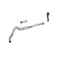 MBRP 01-04 Chevy Silverado / GMC Sierra 2500/3500HD 4in OD CatBack Single Side Exit w/ Downpipe - AL