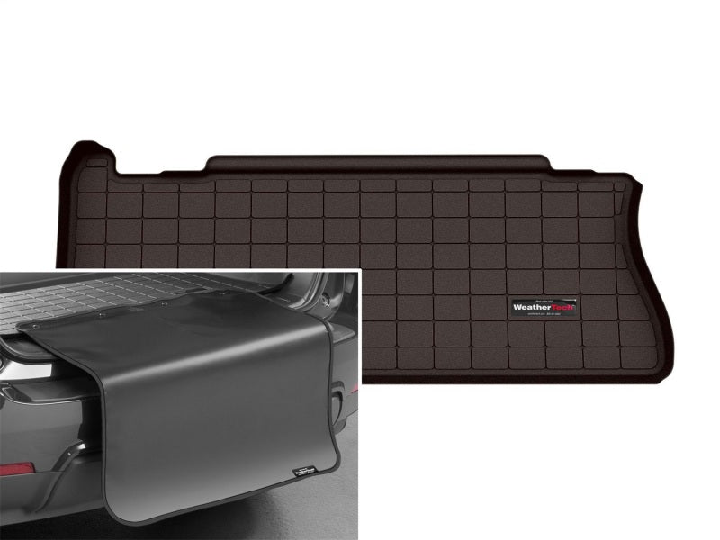 WeatherTech 2021+ Toyota Sienna (w/Spr Tire) Cargo Liner w/Bumper Protec - Cocoa (Bhnd 3rd Rw Seat)