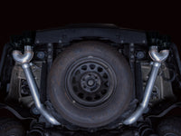 AWE Tuning 2021+ GMC Tahoe/Yukon 5.3L 0FG Split Rear Exit Catback Exhaust - Quad Diamond Blk Tips