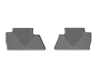WeatherTech 14+ Chevrolet Silverado Rear Rubber Mats - Grey