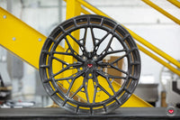 Vossen LC3-02 20x10.5 / 5x112 / ET2 / 66.6 - Brushed Dark Smoke Wheel - (G8x M2/M3/M4 - Rear)