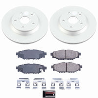 Power Stop 2024 Subaru Impreza Rear Z17 Coated Brake Kit