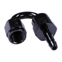 Russell 4AN ProClassic Crimp 180 Degree Hose End - Black