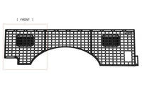 Addictive Desert Designs2023+ Ford Super Duty F250/350 Bed Side Molle - Passenger Side