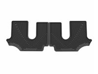 WeatherTech 18-26 Volkswagen Atlas-Bucket 2nd Row-3rd Row Rear All-Weather Floor Mats - Black