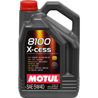 Motul 5L Synthetic Engine Oil 8100 5W-40 X-CESS Gen 2 - Case of 4