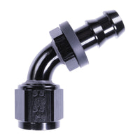 Russell 8AN Twist-Lok 60 Degree Hose End - Black