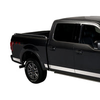 Putco 09-14 Ford F-150 Super Cab 8ft Long Box - 7in Wide - 10pcs Stainless Steel Rocker Panels