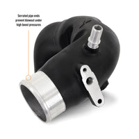 Mishimoto 21+ Bronco 2.7L Intercooler Pipe Kit Micro Wrinkle Black