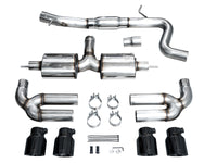 AWE Tuning 22-24 Audi 8Y S3 Touring Edition Exhaust - Diamond Black Tips